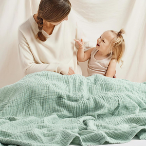 Couverture d'emmaillotage en mousseline <span class=keywords><strong>de</strong></span> coton pur, respirante, essentielle pour nouveau-né, utilisation multi-scènes, cadeau <span class=keywords><strong>de</strong></span> naissance, couverture <span class=keywords><strong>de</strong></span> crèche, vente en gros - Product Image 4