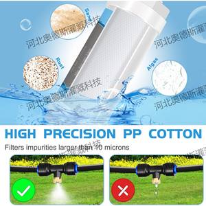 Pulvérisateur basse pression avec filtre pour système de refroidissement extérieur de jardin, micro-pulvérisation fine de 8, 10, 15, 18 mètres - Product Image 3