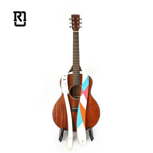 Correa <span class=keywords><strong>de</strong></span> Cuero Clásica <span class=keywords><strong>de</strong></span> 2 Pulgadas para Guitarra Acústica Real Mission Rainbow Music, Correa para Ukelele, Accesorios para Instrumentos Musicales - Product Image 4