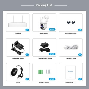 Überwachungssysteme 8-Wege-<span class=keywords><strong>IP</strong></span>-Kamerasystem 2 Millionen Pixel Mini-Kamera mit Bewegungserkennung Alarm Smart-Kamera WLAN - Product Image 5