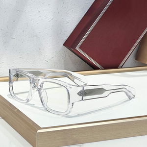 Donat Men's Square Acetate Eyeglasses <b>Frames</b> Full <b>Frame</b> Resin Lenses Polarized Blue Light Protection Fashion Trend - Product Image 2