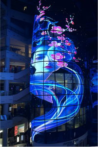 จอแสดงผล LED แบบฟิล์มใส Ultra P8 สำหรับติดตั้งภายในอาคาร สีสันสดใส ความโปร่งใสสูง เหมาะสำหรับหน้าต่างกระจก แสดงผลวิดีโอโฆษณา - Product Image 5