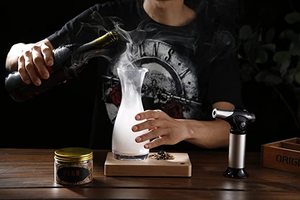 YSBARS Old Fashioned 9 Pack Eco-Friendly Home Barman Kit Comprend Torche Cherry Smoking Board 6 Pack Copeaux de Bois-Classique Moderne - Product Image 5