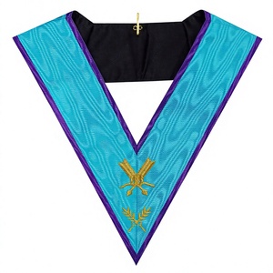 Regalia maçonnique pour collier d'officiers de Memphis Misraim Rite Secrétaire Premium Apparel Accessoire - Product Image 1