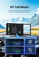10,26 Zoll 4K 3840*2160p Dashcam mit Carplay & Android Auto, Armaturenbrett-Videoaufzeichnung, WLAN, Schleifenaufnahme, Smartphone-App, Auto-DVR