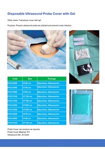 Penutup keyboard gel medis sekali pakai kualitas tinggi penutup PU <span class=keywords><strong>Ultrasound</strong></span> <span class=keywords><strong>Probe</strong></span> dengan penutup transduser Gel - Product Image 5