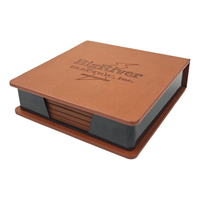 Porte-note en cuir PU personnalisé, mini boîte à mémo créative pour bureau avec impression de logo et options de couleur, vente en gros