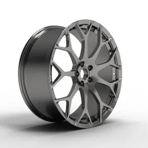 Cerchi in Lega di Alluminio Forgiati Personalizzati Argento <span class=keywords><strong>16</strong></span> 17 18 19 20 21 22 Pollici Mozzi Auto in Lega di Alluminio Aeronautico 6061-T6 - Product Image 3