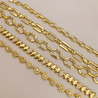 Bijoux pour femmes, plaqué cuivre, or 18 carats, incrustation en forme de zircon, bracelet pour femmes de style simple fait à la main, réglable