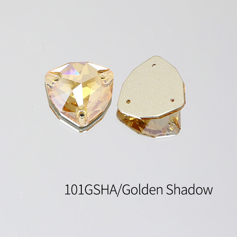 Ombre dorée de cristal