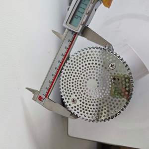 Bocchetta di aspirazione rotonda cromata in ABS con guarnizione e filettatura lunga per vasca <span class=keywords><strong>idromassaggio</strong></span>, vasca da bagno e spa, ricambio per scarico - Product Image 2