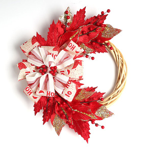 New <b>Christmas</b> Door Hanging Decor, Wreath for Xmas Holiday Scene <b>Decoration</b> - Product Image 4