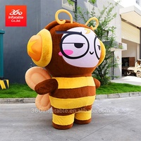 Géant extérieur Commercial publicité gonflable debout Animal abeille modèle personnalisé gonflable dessin animé petite abeille