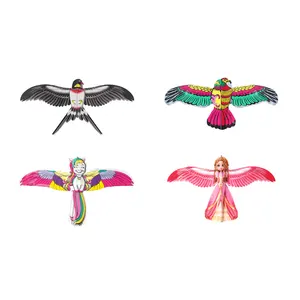Mini uçurtma olta, kanatları ile bir uçurtma hareketli uçurtmalar için bebekler yaş 3-5 erkek ve kız için uçmak kolay, acemi plaj