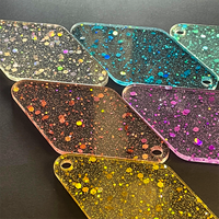 Feuille de paillettes acryliques en flocons de 1/8\" (0,125\") pour plexiglas, 12x8 (48x96 pouces), acrylique coulé découpé sur mesure, 3 mm pour la gravure