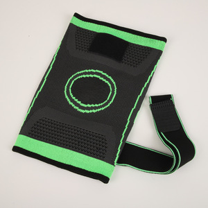 Genouillères de compression élastiques personnalisées avec logo pour le sport en plein air – Manchon de soutien tricoté pour le genou – Vente en gros - Product Image 3