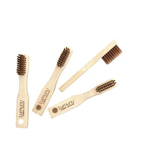 Brosses à dents en bambou pour enfants, 360 brosses à dents en forme de u avec logo, offre spéciale