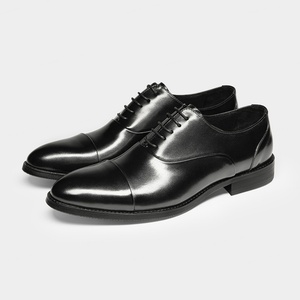 Luxurious Italian-style Formal Leather Lace-up Pointed Toe Casual Business Office Oxford Walking <b>Height</b> <b>Increasing</b> Men's <b>Shoes</b> - Product Image 3
