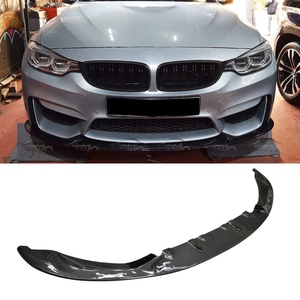 Carbon Fiber 3D Design Style Front Bumper Lip Chin Spoiler Splitter for BMW F80 <b>M3</b> F82 F83 M4 - Product Image 1