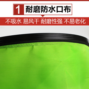 ถุงตาข่ายดักปลาแบบพกพา ยี่ห้อเย่จ้านหวัง ทำจากไนลอน พร้อมขอบอะลูมิเนียมอัลลอย - Product Image 5