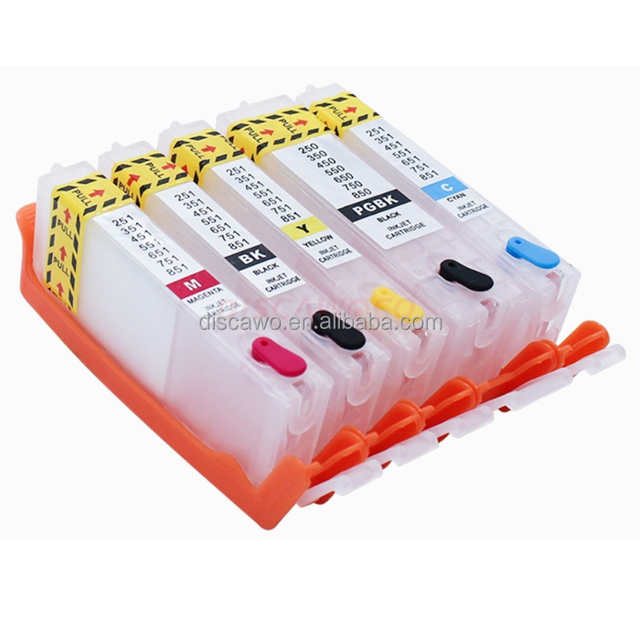 PGI-550 CLI-551 PGBK-550 Ink Refill Cartridge for Canon IP7250 IP8750 MG5450 MX725 MX925 MG6450 MG5550 IX6850 MG5650 Empty