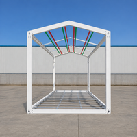 Maison préfabriquée de 20 pieds, maison modulaire préfabriquée, structure en acier galvanisé