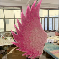 Ailes d'ange en plumes pour décoration de balançoire, accessoires photo