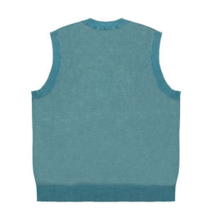 カスタムロゴメンズセーターベストプルオーバージャカード柄セーターノースリーブニットトップメンズニットセーターベスト - Product Image 2