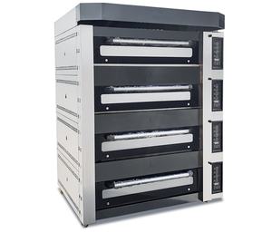 4-परतें 20-ट्रे डीलक्स गैस डेक ओवन वाणिज्यिक ओवन इलेक्ट्रिक केक/रोटी और पिज्जा बेकिंग उपकरण के लिए - Product Image 1