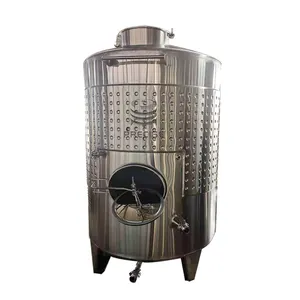 Facorty Wholesales 10 000l 20 000l Stainless Steel Storage Insulation Fermentation Tank