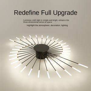 โคมไฟระย้าติดเพดาน LED แบบโมเดิร์นโคมไฟอะคริลิคสำหรับห้องนั่งเล่นโคมไฟเพดานในร่มที่ทันสมัย - Product Image 4