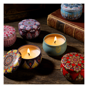 Caja Redonda Divertida para Velas con Logotipo Personalizado, Embalaje de Regalo de Cera de Soja para Aromaterapia, Recuerdo de Fiesta, Promoción Minorista, Exhibición de Selección - Product Image 2