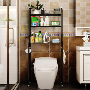 Étagère de rangement pour toilettes Lida, 60x70 cm, autoportante, rectangulaire, durable, pour salle de bain - Product Image 1