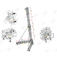 SIL China Heavy Duty 8M Pro Rigging Trussing Lift Sonido Aluminio Line Array Altavoz Truss Tower