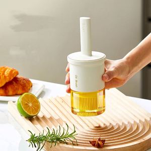 Kitchen Food-grade Oil <b>Brush</b> OEM ODM Household High Temperature Resistant Oil <b>Bottle</b> BBQ Oil <b>Brush</b> With <b>Bottle</b> - Product Image 4