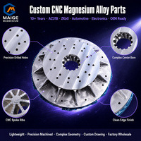 Composants en alliage de magnésium sur mesure Maige AZ31B ZK60, légers et usinés avec précision par CNC pour l'électronique automobile OEM