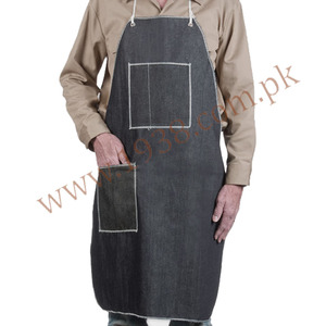 Tabliers de Construction en Denim OEM, couleur blanche, pour travail industriel, à vendre, livraison gratuite, 2022 - Product Image 4