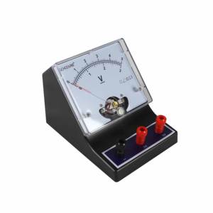 Attrezzatura didattica per strumenti di misurazione da laboratorio in plastica con quadrante analogico sensibile a doppia scala voltmetro cc - Product Image 2