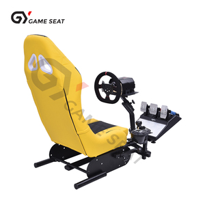 GY031 Cockpit de jeu personnalisé pour voiture, simulateur de <span class=keywords><strong>course</strong></span> PS4 <span class=keywords><strong>PS5</strong></span> PC, support de <span class=keywords><strong>volant</strong></span>, siège de jeu, simulateur de <span class=keywords><strong>course</strong></span> automobile - Product Image 6