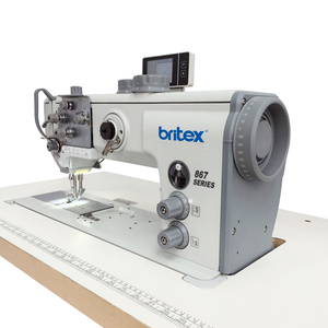 Britex BR-867 Flat Bed Single Needle <b>Walking</b> Foot Needle Feed Compound Feed Heavy Duty Sewing <b>Machine</b> - Product Image 3