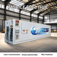 Réservoir de carburant autoportant en acier inoxydable sécurisé avec pompe pour le stockage industriel de produits chimiques et de liquides pétroliers