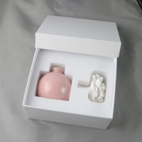 Usine en gros parfumé en céramique désodorisant porcelaine fleur décoration de la maison arôme parfum huile essentielle diffuseur de roseau