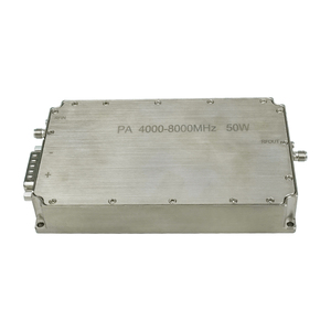 China supplier 50W 4ghz 8ghz wireless &RF PA power amplifier S female out put for DJI block - Product Image 2