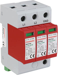 127v/254 बनाम 8k20kka 50ka 3p ac वृद्धि सुरक्षा के साथ विभाजित चरण विद्युत प्रणालियों के लिए - Product Image 2