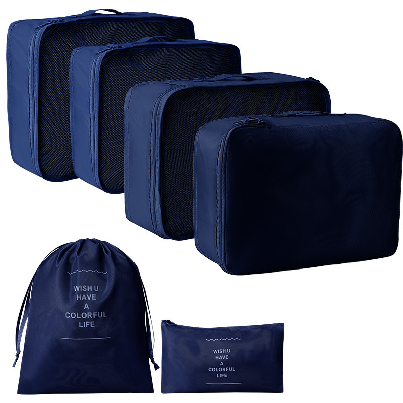 Conjunto de seis piezas Azul Marino