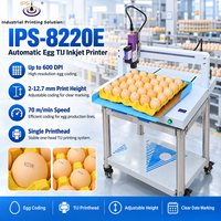 Imprimante de date de production IPS-8220E, imprimante jet d'encre pour œufs, machine de codage par lots, machine de codage de données TIJ 600 DPI, code-barres 2D, WiFi
