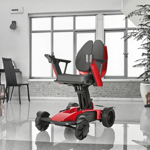 Compacte, modieuze elektrische rolstoel met Bluetooth-bediening, verstelbare zithoogte & flexibel inklapbaar, redelijke prijs - Product Image 1