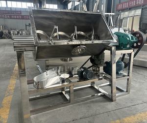 Café lait thé poivre <span class=keywords><strong>noir</strong></span> piment épices <span class=keywords><strong>ail</strong></span> Machine mélangeur 100kg Double hélice mélangeur en acier inoxydable pour épices sèches - Product Image 3