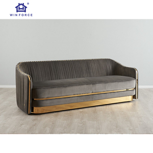 2024 luxe pêche Fuzz <span class=keywords><strong>pas</strong></span> <span class=keywords><strong>cher</strong></span> <span class=keywords><strong>turc</strong></span> Sherpa canapé canapés matrimonial rond canapé pour salon meubles - Product Image 3