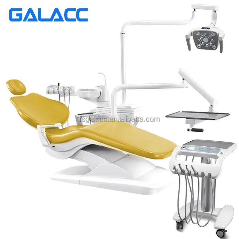 Perawatan Peralatan gigi rumah sakit, kursi klinik gigi Integral Unit Dental portabel multifungsi